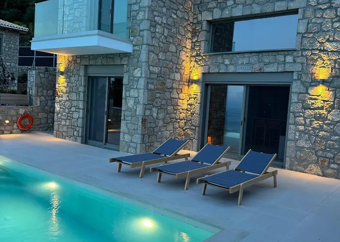 Luxury Ponti Hill Z Widokiem Na Morze Villa Vasiliki (Lefkada)
