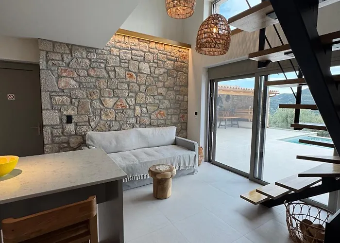 Luxury Ponti Hill Z Widokiem Na Morze