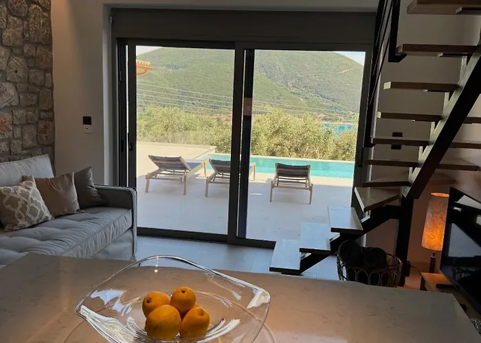 Luxury Ponti Hill Z Widokiem Na Morze Villa