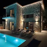 Luxury Ponti Hill Z Widokiem Na Morze Villa Vasiliki